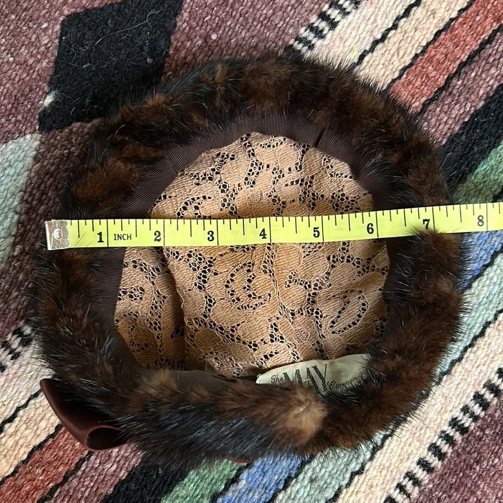 Vintage The May Company Cleveland Fur Calot Hat
